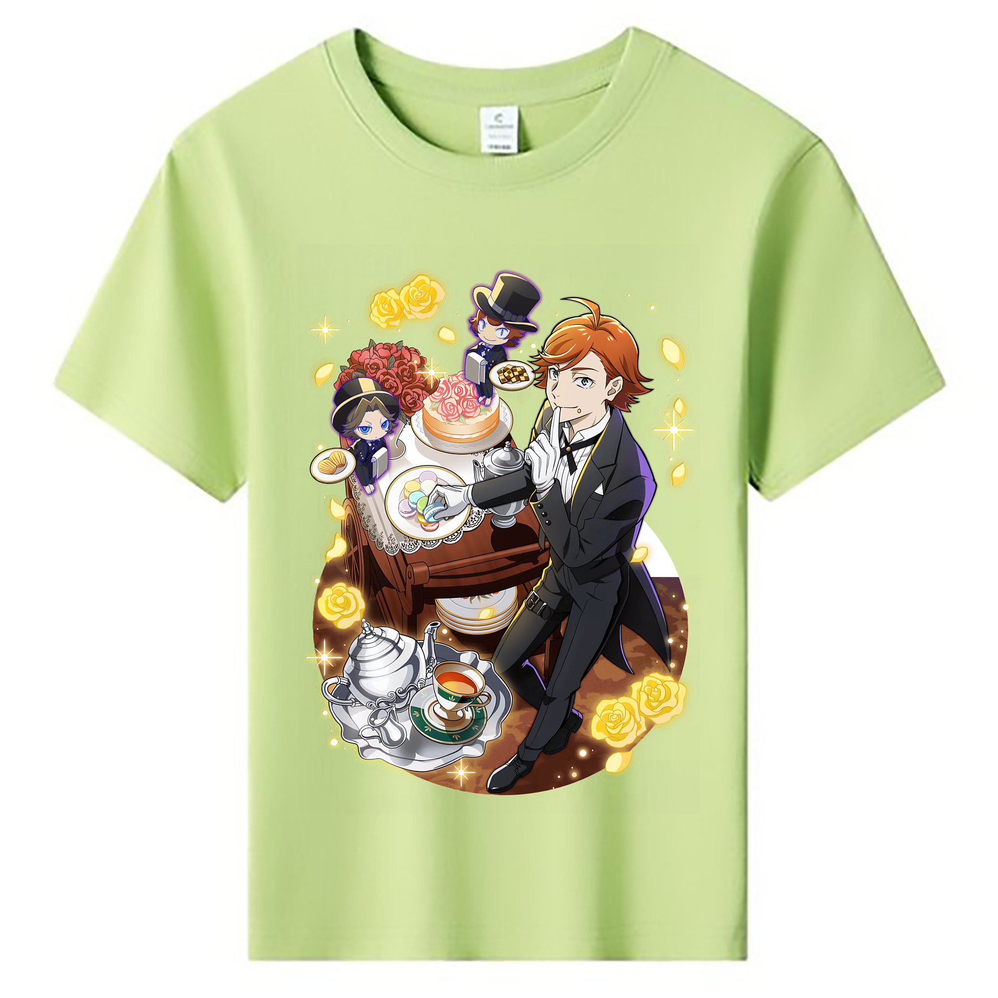（画像用） 文豪ストレイドッグス Bungo Stray Dogs 綿100％キッズTシャツ（フロントプリント）